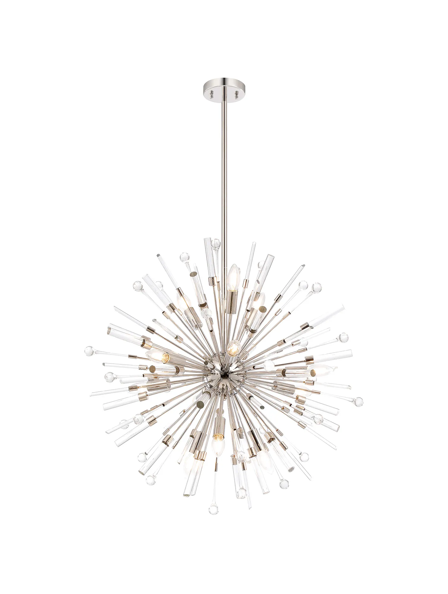 IL32831PN  Noon Pendant 12 Light Polished Nickel